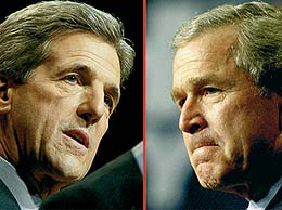 John Kerry vs George W Bush