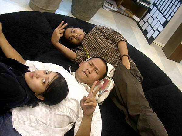 me, danang, dian on our office