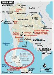 Thailand Map